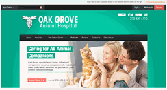 Desktop Screenshot of oakgroveanimalhospital.net